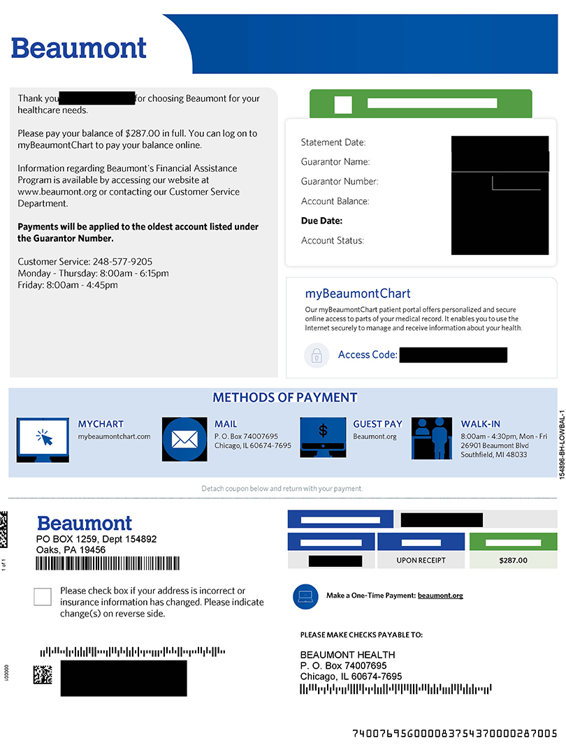 My Beaumont Chart Activation Code