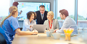 Team board review meeting