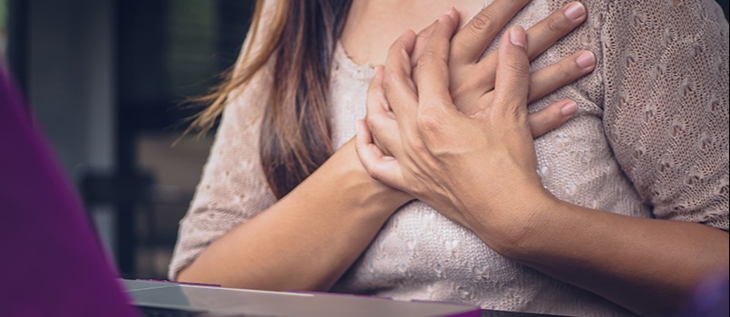 woman with pneumonia