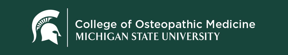 Michigan State University: College of Osteopathic Medicine logo