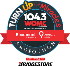 104.3 WOMC Turn Up the Miracles Radiothon