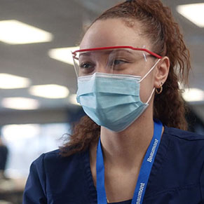 Wearing masks in hospitals