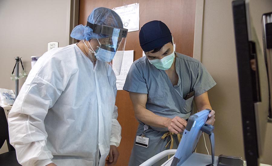 Discussion between a Beaumont doctor and nurse