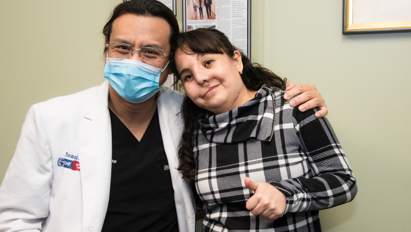 Dr. Chaiyasate and Hortencia