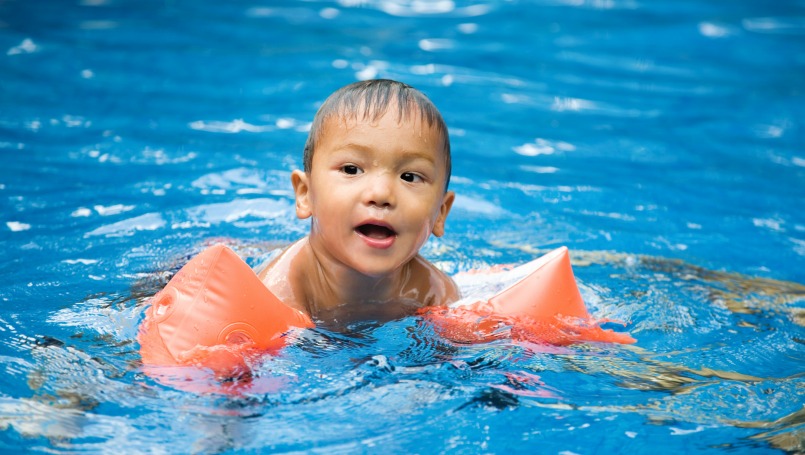child-swimming