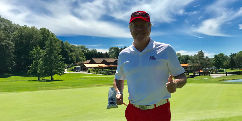 Gary Corbin golfing