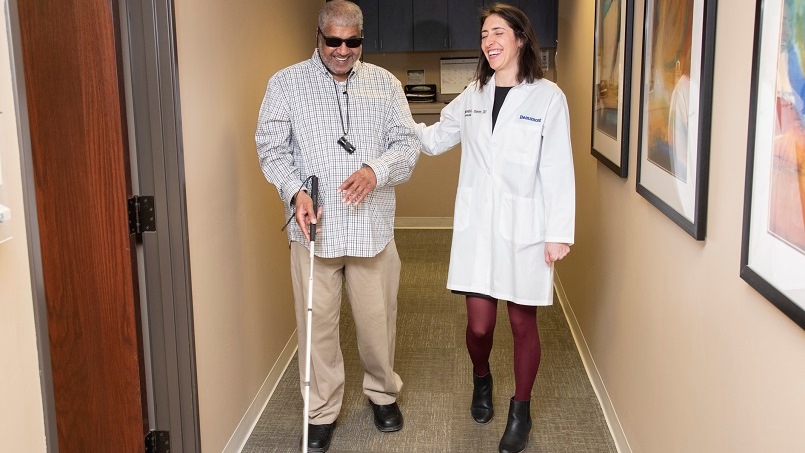 Keith Johnson and Dr. Jacqueline Gierer