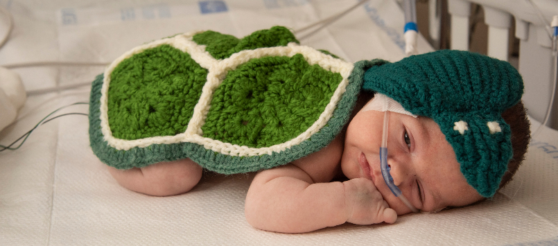 Troy NICU Halloween turtle costume