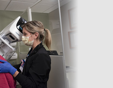 Mammogram with COVID-19 safety precautions in place at Beaumont