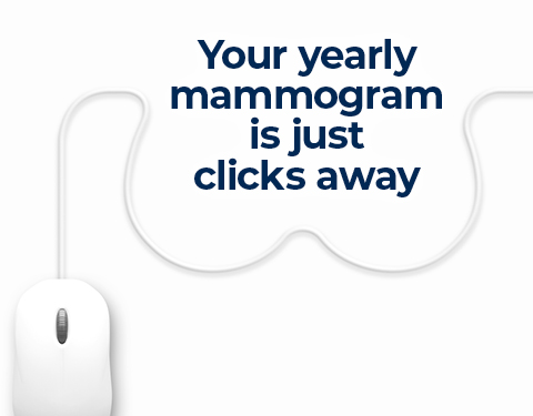 Your yearly mammogram is just clicks away